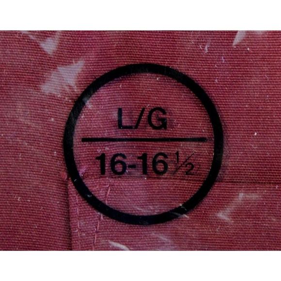 Zoom Focus Collection Mexican Western Embroidered Maroon Shirt Sz Large 16 New - Picture 14 of 14